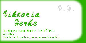 viktoria herke business card